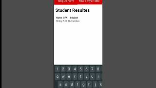 HTML Table #shorts #short #ytshorts #coding