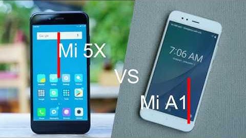 Mi A1 vs Mi 5X Specs Comparison #001 2MinutesTech