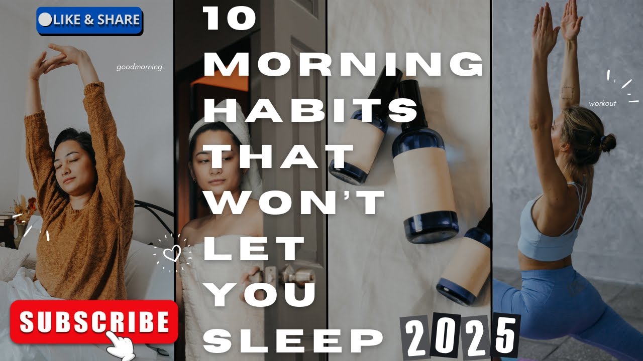 10 MORNING HABITS THAT MAKES YOUR DAY ALIVE 2025 !!!