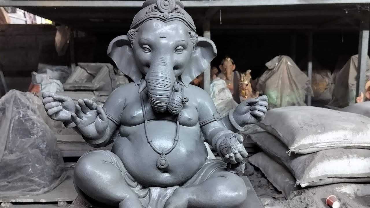 Ganesh Idol Making By Vishal Dugal || Clay Model 2025 || How To Make Ganesh Idol 
