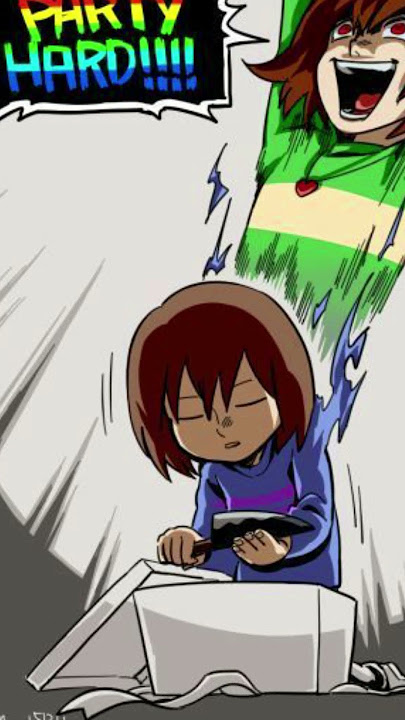 Frisk Finds Chara's Knife! Undertale Comic Dub! #Frisk #Chara #Undertale #shorts