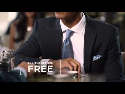 TV Commercial Spot - Men&#39;s Wearhouse - Buy One Get One Free - Designer Suit Sale - October 2014 ...