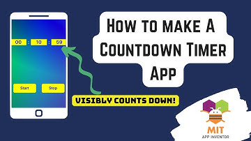 Countdown Timer App in MIT App inventor | countdown timer| MIT App inventor tutorial