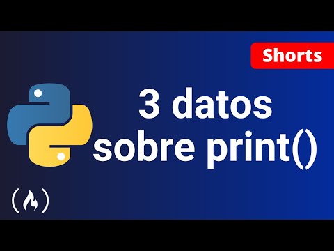 Vídeo: Què significa imprimir a Python?