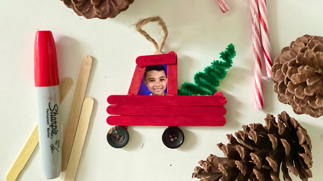 DIY Kids Photo Ornaments They Can Easily Make for Christmas Gifts YouTube