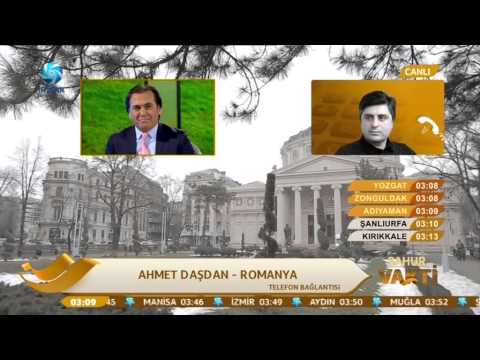 Ahmet Daştan hocam IRMAK TV de sahur vakti programında Romanya'da Ramazan'ı anlatıyor.