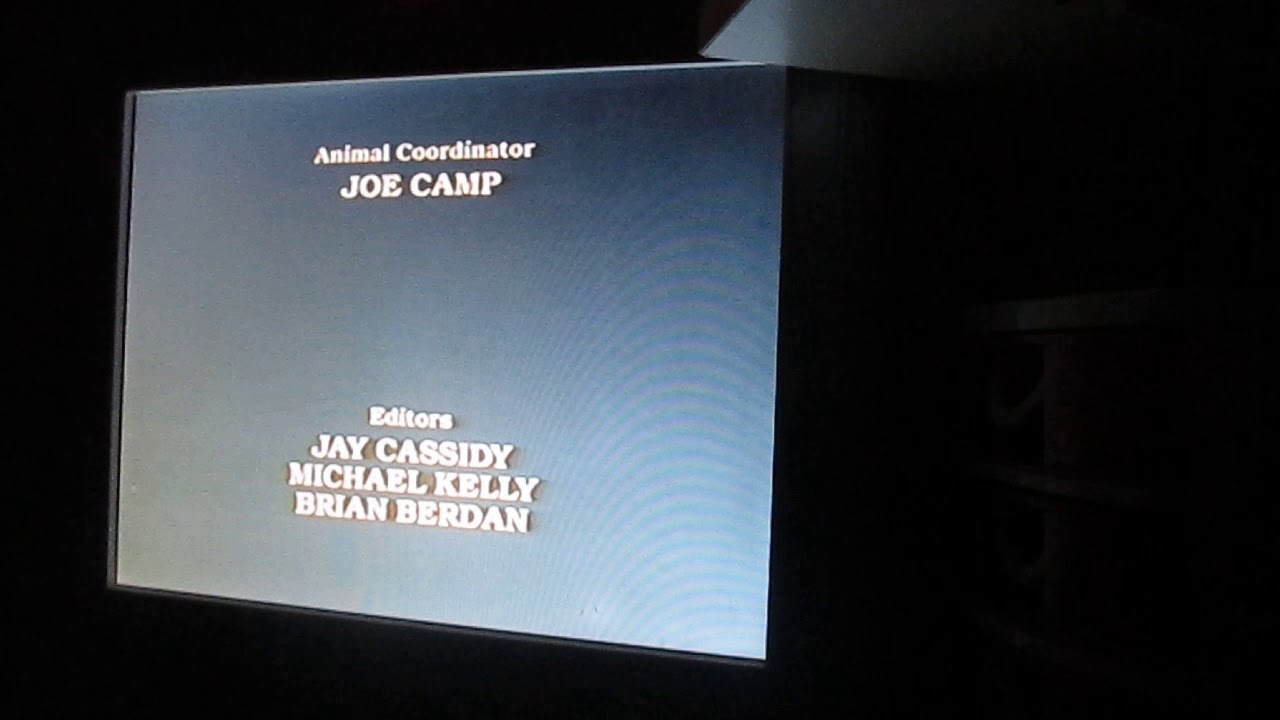 Closing To Homeward Bound The Incredible Journey VHS 1993 (1995 Reprint.)