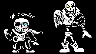 (200 subscribers special) disbelief papyrus backbone + disbelief sans bonebone