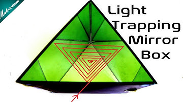Can you trap light in mirror box | Light trapping box