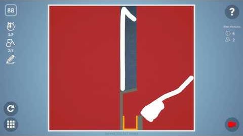 Check out how I solved level 88 in Brain It On! #BrainItOn