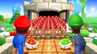 Мульт Mario Party 9 Minigames Mario Vs Luigi Vs Yoshi Vs Wario Master Difficulty
