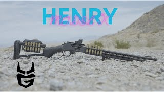 Tactical lever actions are so hot right now. Henry model X + Ranger Point Precision upgrades.