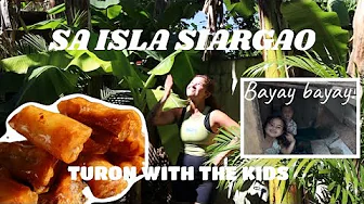 Island childhood: Playing outdoors + Making Turon - Tanghulu! | Sa Isla Siargao