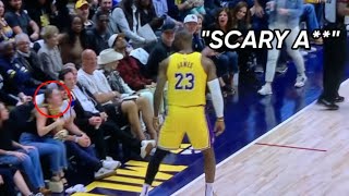 LEAKED Video Of LeBron James Jump Scaring A Fan: “Scary A**”👀 screenshot 4