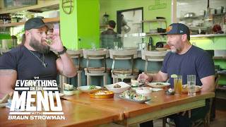 Braun Strowman and Bert Kreischer Drink the Elixir of Life  | Everything On The Menu (S2 E2) | USA