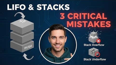 Stack Data Structure Explained (LIFO Principle) | Stack Overflow & Underflow Explained EASY