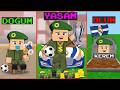BEBEK ASKER DOĞUMDAN ÖLÜME FUTBOL HAYATI !! ❤️ - Minecraft Parodileri