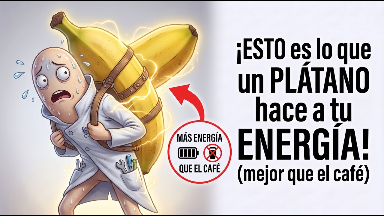 ¿Sabías que el PLÁTANO te da ENERGÍA instantánea mejor que un café? Descúbrelo aquí