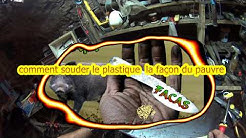 réparation du reservoir de essence souder le plastique