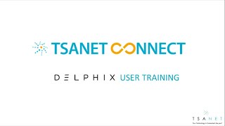 TSANet Connect - Delphix Training