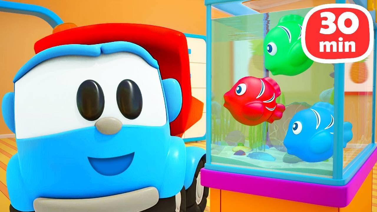 Neue Folgen mit Leo. Leo der Lastwagen Kompilation. Zeichentrickfilme mit Leo und Co.