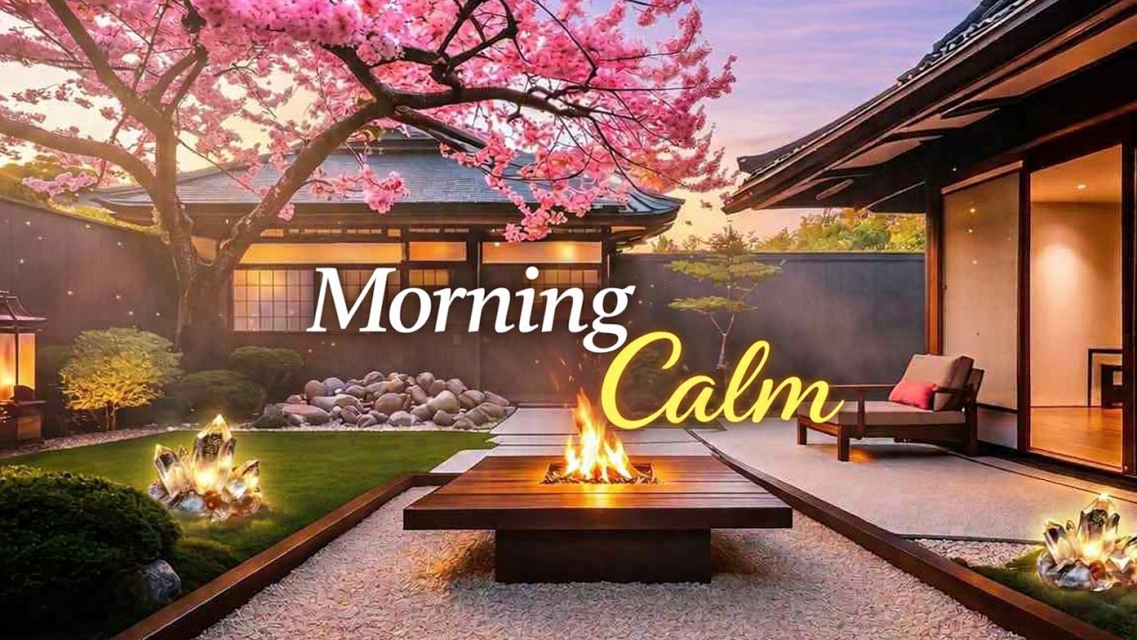 Morning Calm 🌿 Peaceful Instrumental Music for Relaxing, Yoga & Meditation, Reading