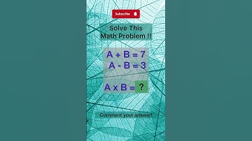 Can You Solve This Math Puzzle?