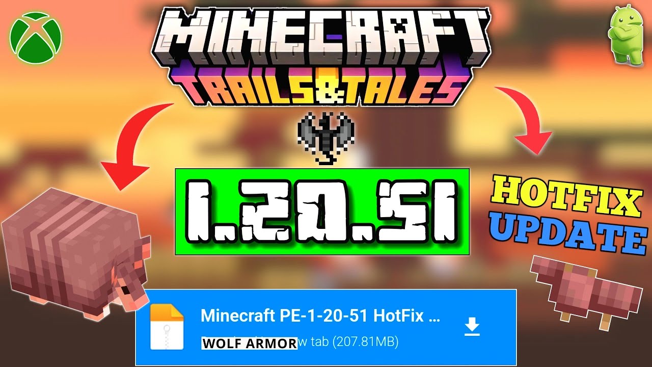 Minecraft 1.20.51 APK (Official Version Released, para Android)