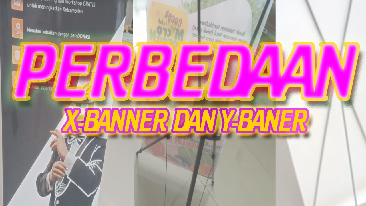 Apa yang membedakan X Banner dan Y Banner - Perbedaan antara X dan Y
