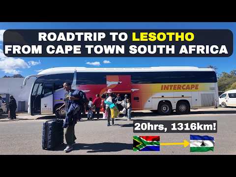 Road Trip to Lesotho 🇱🇸 from Cape Town South Africa | My First Impression of Lesotho