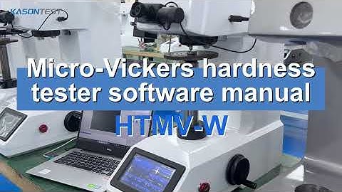 KASON HTMV-W: Micro Vickers Hardness Tester Software Demo