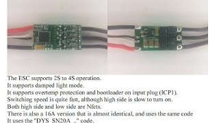 DYS SN20A BLHeli rev13.2 Settings