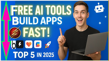 Top 5 FREE AI Tools 🚀 to Build Apps Without Coding (2025 Edition) | Vibe Coding