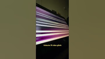 Ubuntu 19.10 2019 hp 3420 AIO video glitch in 2025