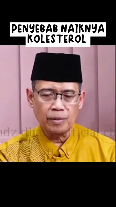 Penyebab naiknya kolesterol #shotrs #ustddanu #tipssehat