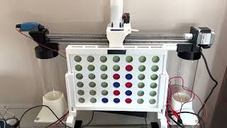 Connect 4 Robot Winning a Game