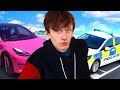 My Pink Tesla could be in trouble with the police...