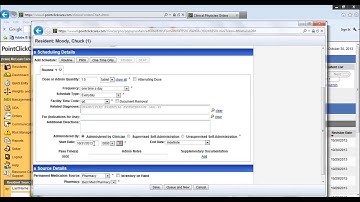 Entering a Scheduled or PRN PO Medication