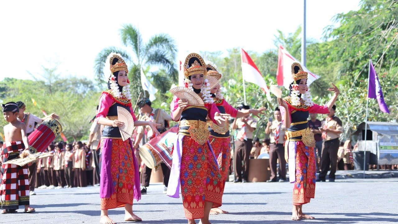 Gema Rinjani & Sekar Rinjani SD-SMPN Satu Atap Lantan @ Acara Hari Pramuka Kab. Lombok Tengah 2023