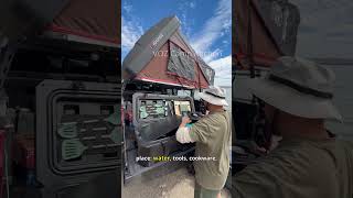 VOZ Camp Kitchen for Sale: Built-in Water Tank, No Connections Needed