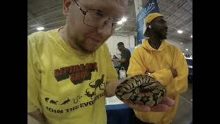 Jaydog Holds A Pastel Heterozygous Desert Ghost Ball Python