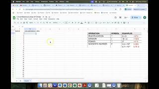 Math with Google Sheets PART 1: Intro to Using Sheets