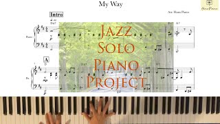 My Way/by. Claude Franscois/Jazz Solo Piano/download for free transcription/arr.@hanspiano2020