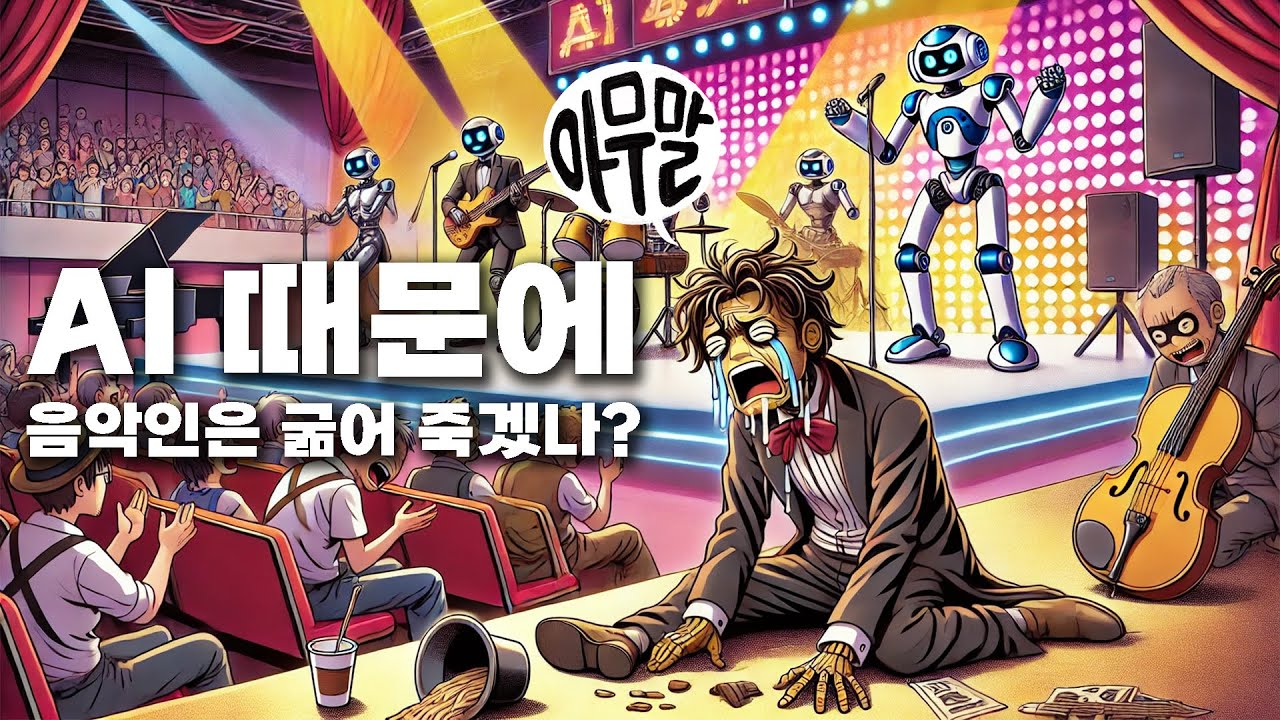[아무말] AI 때문에 음악인은 굶어 죽겠나? 아니다! 이숲은 이참에 다이어트