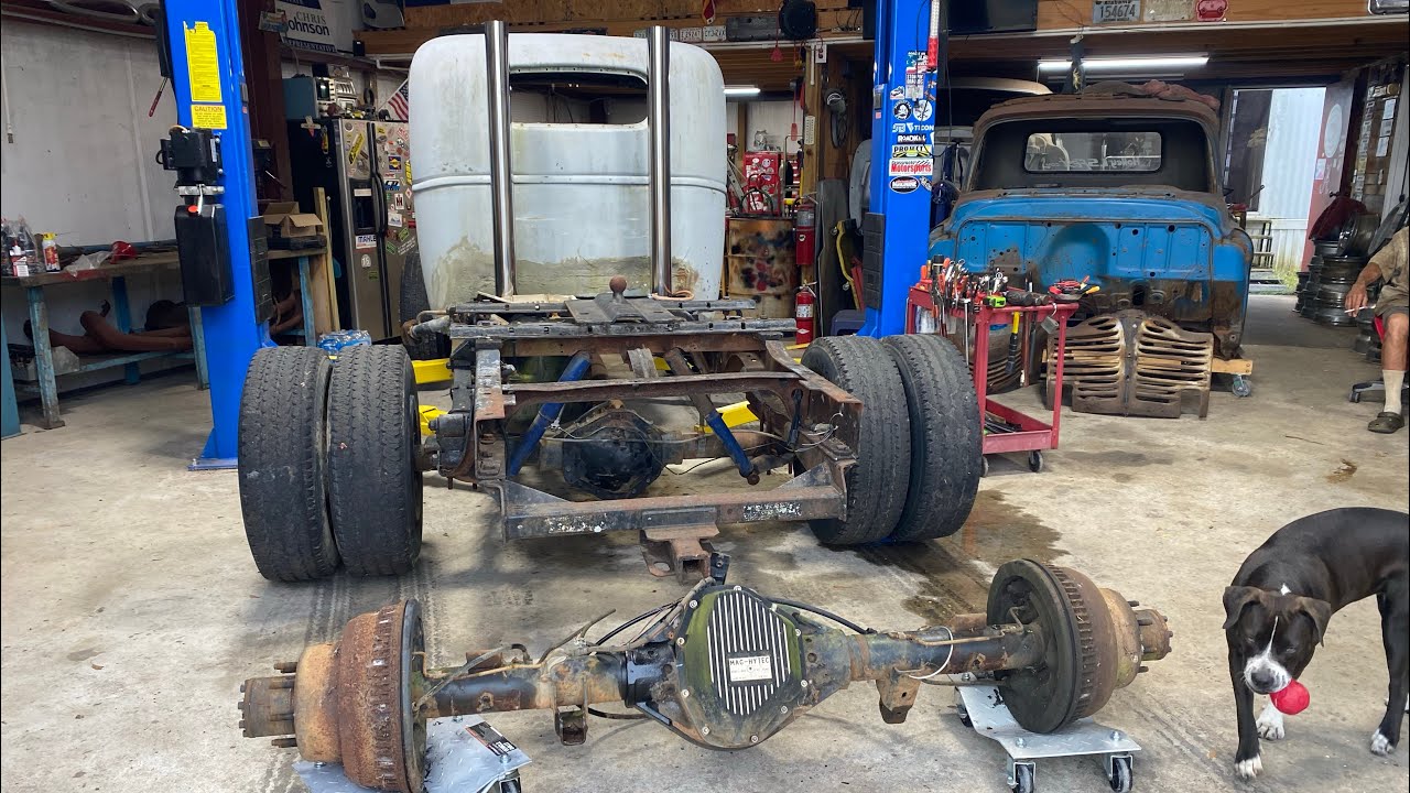 Swapping a POSI Dana 80 into a 12 valve Cummins 1940 truck. 12 Valve alternator fix self-regulates.