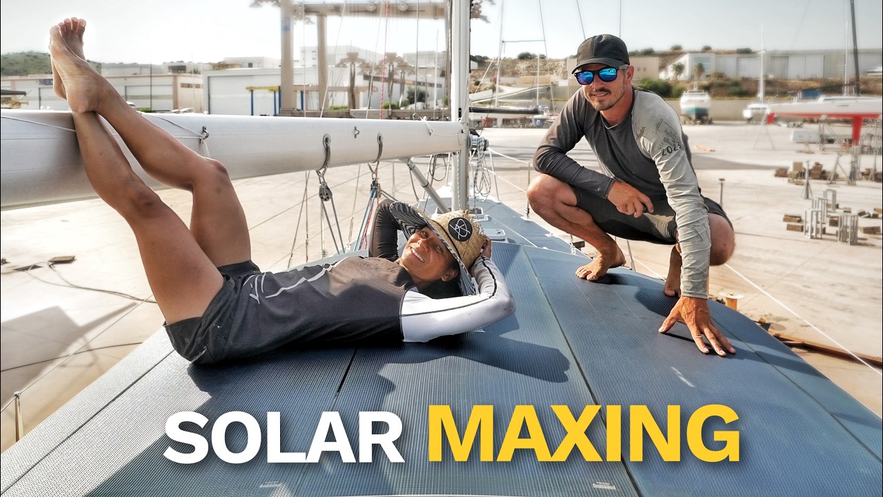 ⁣Installing 30 Solar Panels on a 36ft Sailboat | Step 491
