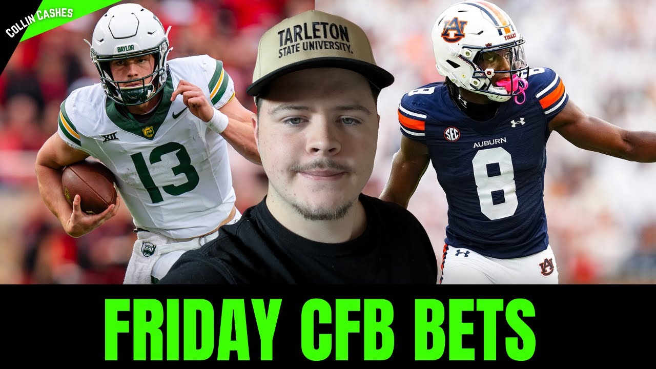CFB Week 1 Auburn vs Baylor Free Pick | College Football Bets| CFB ...