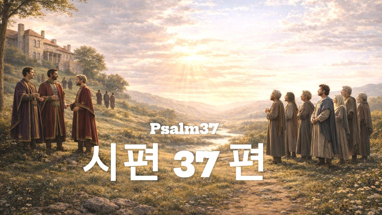 🌿 마음이 평안해지는 시편 낭송 | 시편 37편 | 하나님을 의지하는 삶|Psalm 37 (KJV)