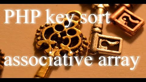key sort associative PHP array #shorts