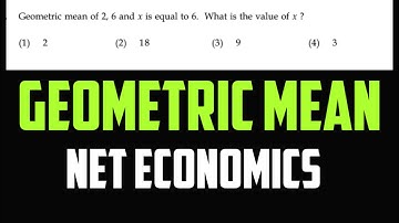Geometric mean calculation.